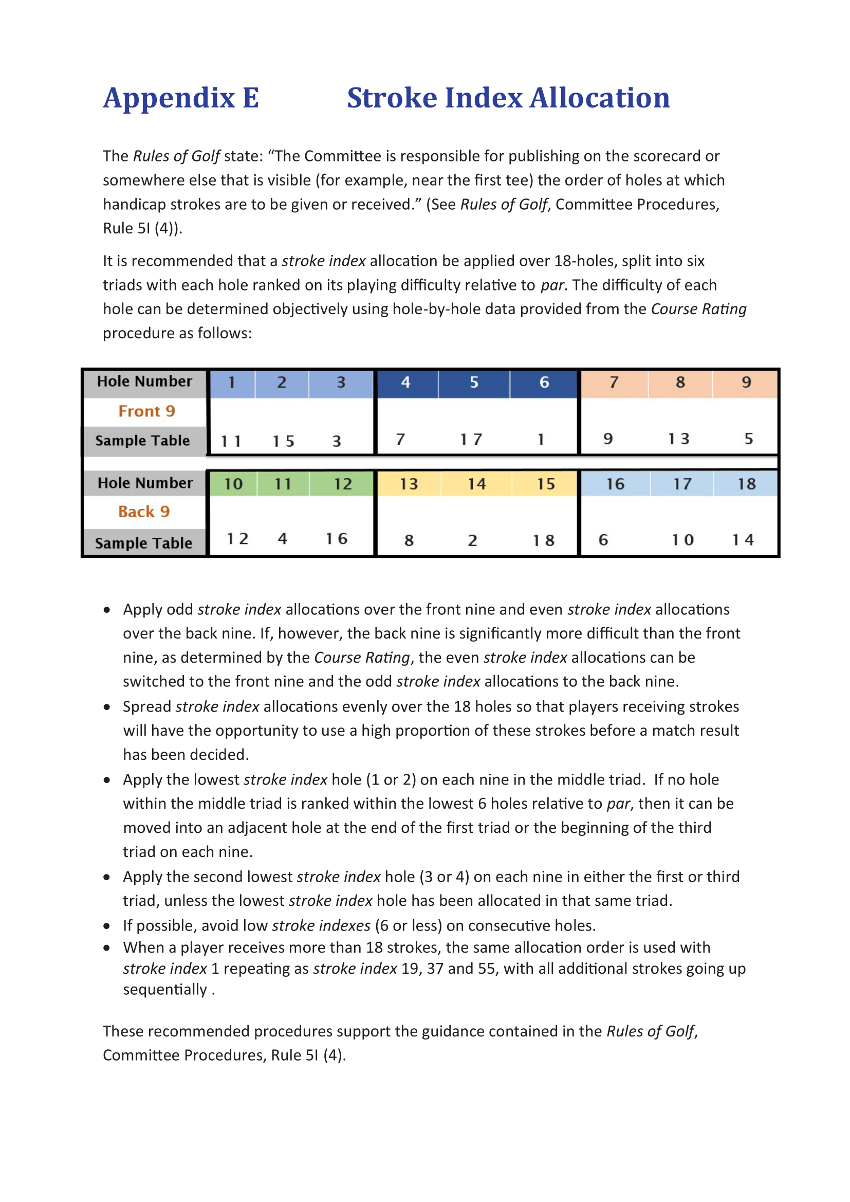 2725Appendix E Stroke Index Allocation 1